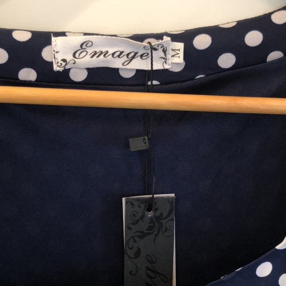 Polka Dot Wiggle Dress - Picture 3 of 5